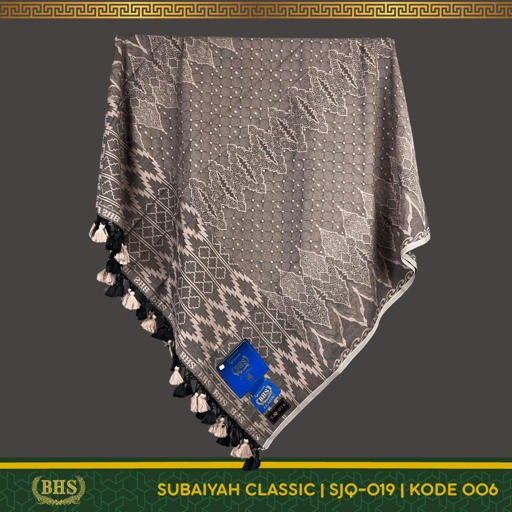Image of Subaiyah / Sorban BHS Classic Motif SJQ-019 Bahan Rayon Mercerized Halus, Lembut, dan Stylish [Original Product]
