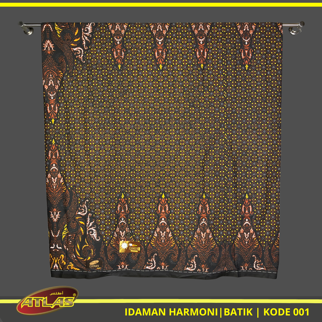 Sarung ATLAS Batik Idaman Harmoni Bahan Katun Halus dan Lembut [Garansi Original]