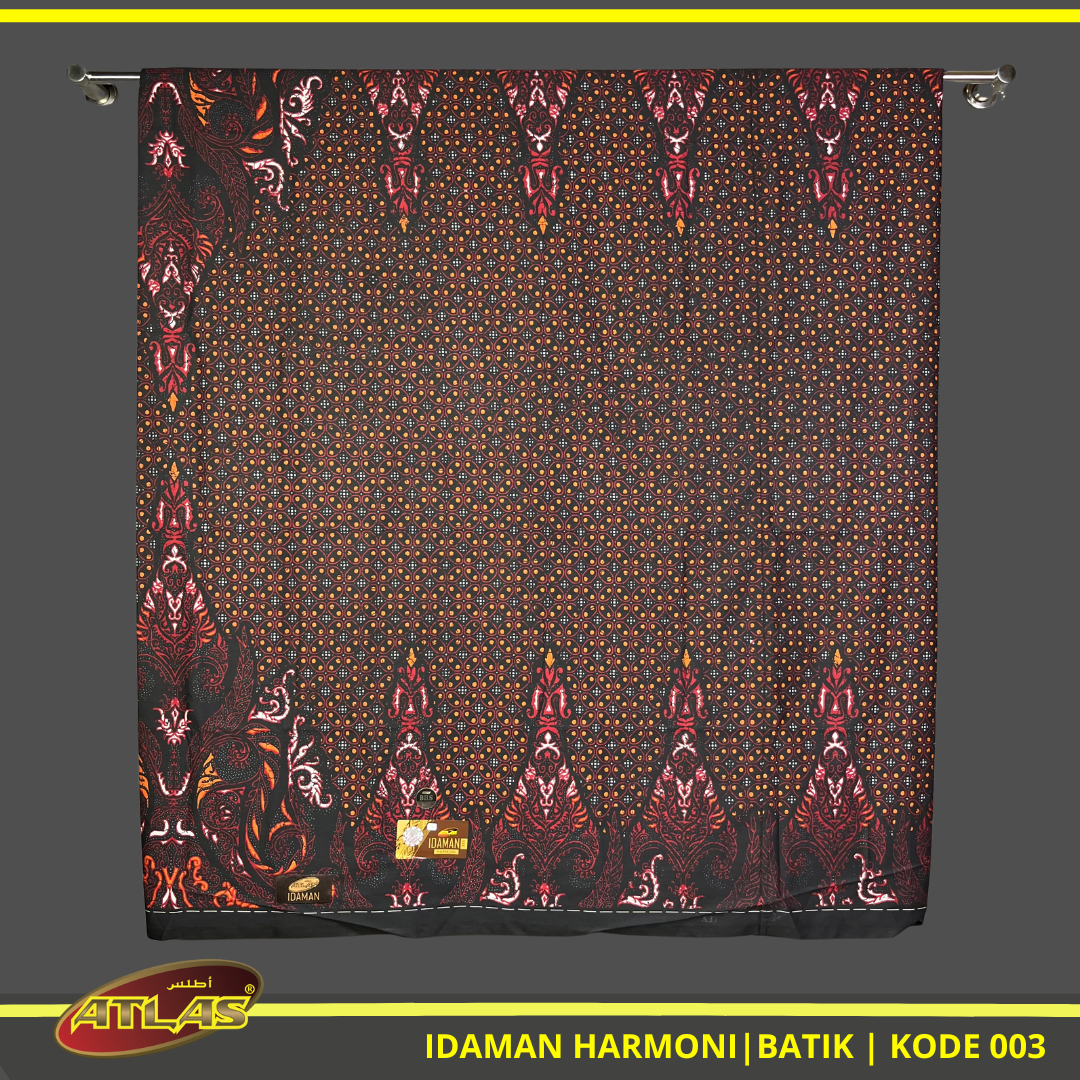 Sarung ATLAS Batik Idaman Harmoni Bahan Katun Halus dan Lembut [Garansi Original]