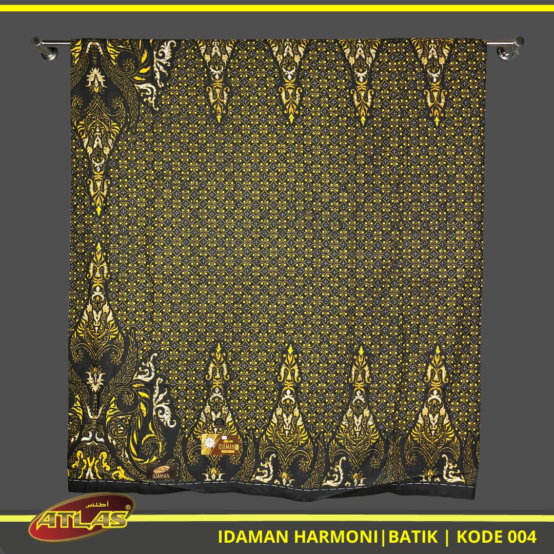 Sarung ATLAS Batik Idaman Harmoni Bahan Katun Halus dan Lembut [Garansi Original]