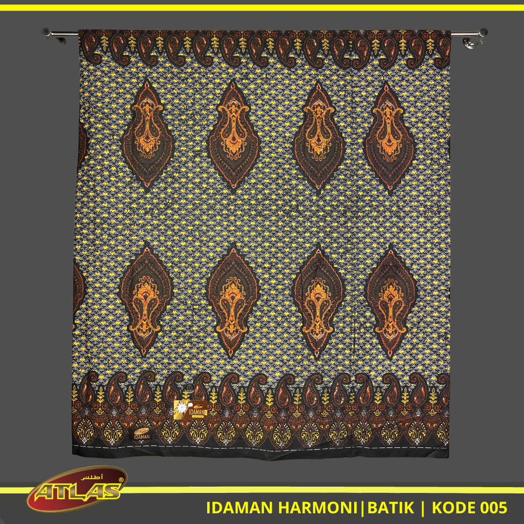 Sarung ATLAS Batik Idaman Harmoni Bahan Katun Halus dan Lembut [Garansi Original]