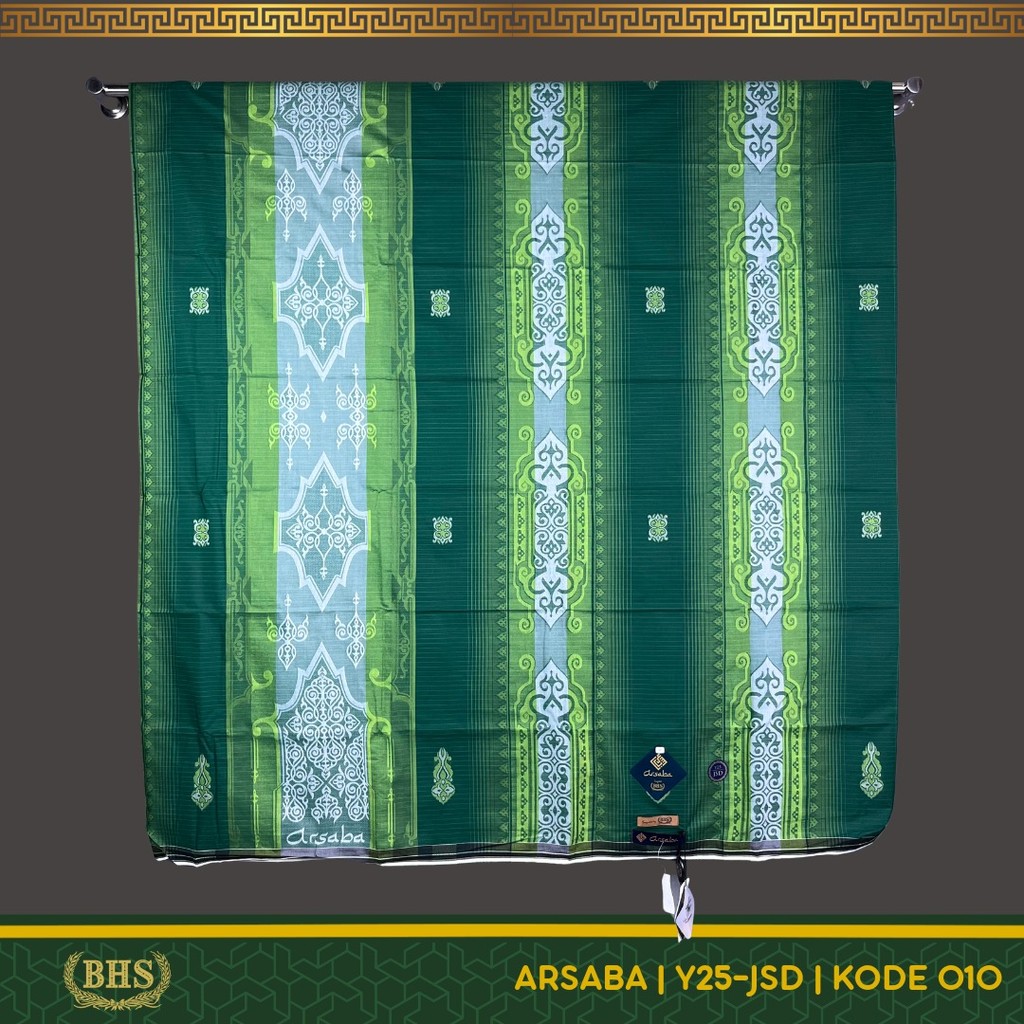 Sarung ARSABA (BHS) Motif Y25-JSD Jacquard Songket Dobby Bahan Viscose Cotton Blend Super Halus dan Lembut