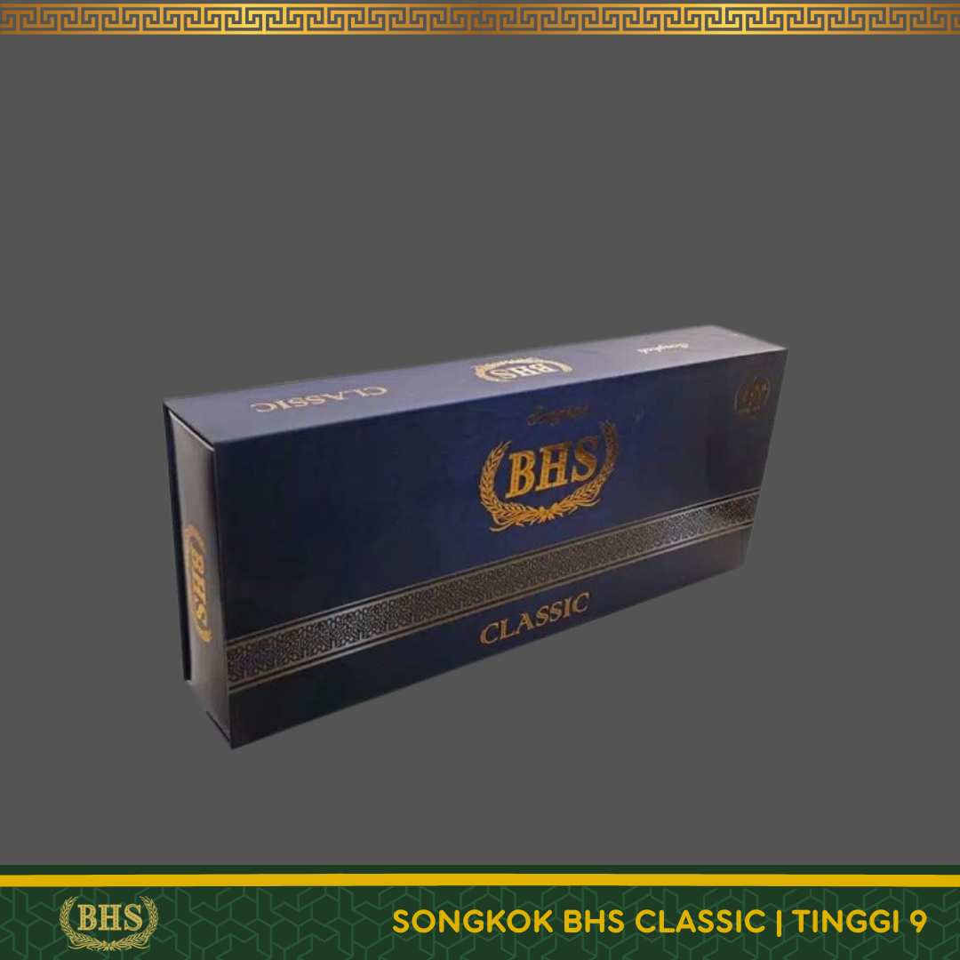 Songkok Peci BHS Classic AC Tinggi 9 Ukuran 6, 7, 8, 9, dan 10 Bahan Beluddru Hitam