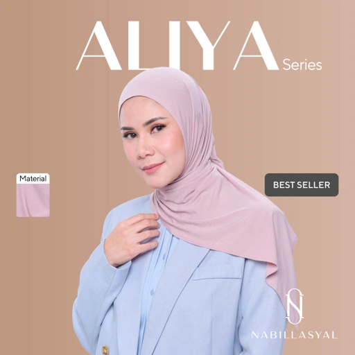 Image of Nabillasyal | Segiempat Instant | Hijab Segiempat Instant | Jersey | Aliya Series