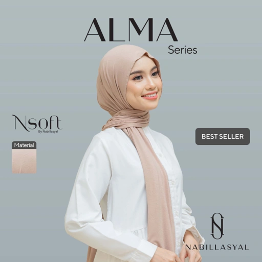 Image of Nabillasyal | Alma Series | Instant Pashmina