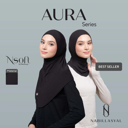 Image of Nabillasyal | Hijab Instant | Hijab Bergo | Nsoft | Aura series