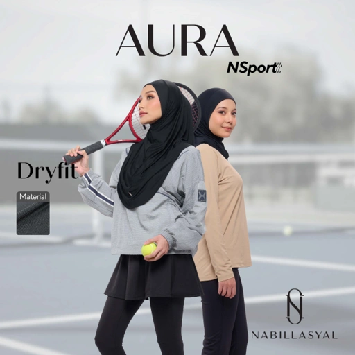 Image of Nabillasyal | Hijab Sport | Hijab Instant Olahraga Anti UV | Nsport | Aura Series