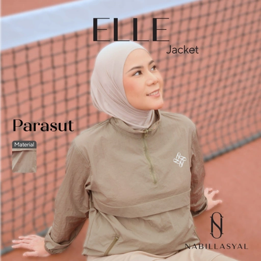 Image of Nabillasyal | Jacket Olahraga  | Parasut | Elle Series