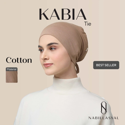 Image of Nabillasyal | Inner Hijab | Ciput Tali Kecil | Cotton | Kabia Tie