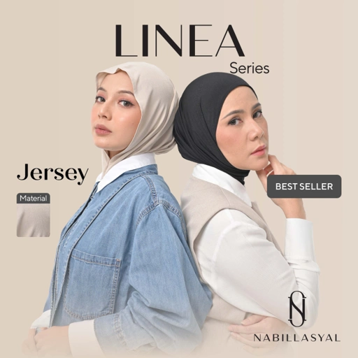 Image of Nabillasyal | Hijab Crop | Hijab Instant Kekinian | Jersey | Linea Series