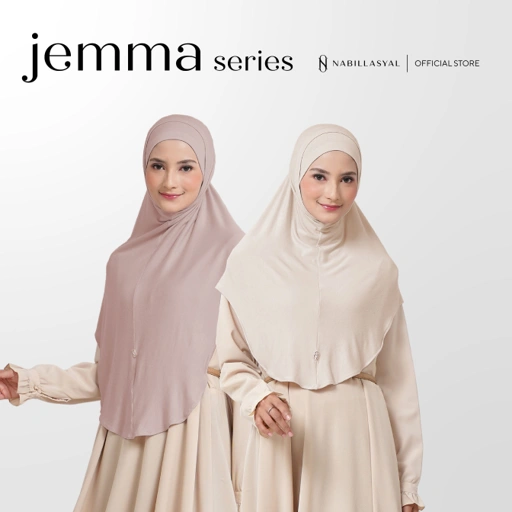 Image of Nabillasyal | Bergo Instant | Cotton | Jemma Series