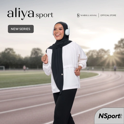 Image of Nabillasyal | Hijab Sport | Hijab Instant Olahraga Anti UV | Nsport | Aliya Series