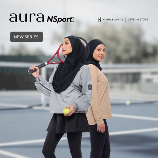 Image of Nabillasyal | Hijab Sport | Hijab Instant Olahraga Anti UV | Nsport | Aura Series
