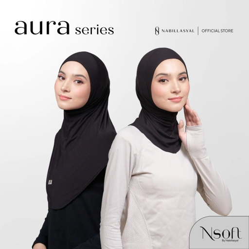 Image of Nabillasyal | Hijab Sport Instant | Hijab Olahraga | Nsoft | Aura series