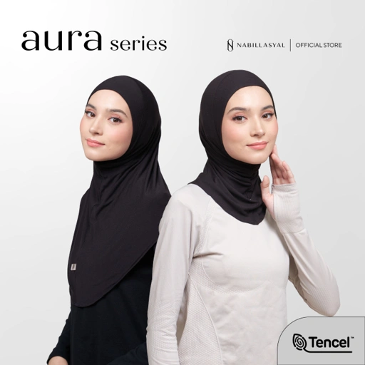 Image of Nabillasyal | Hijab Sport Instant | Hijab Olahraga | Tencel | Aura series
