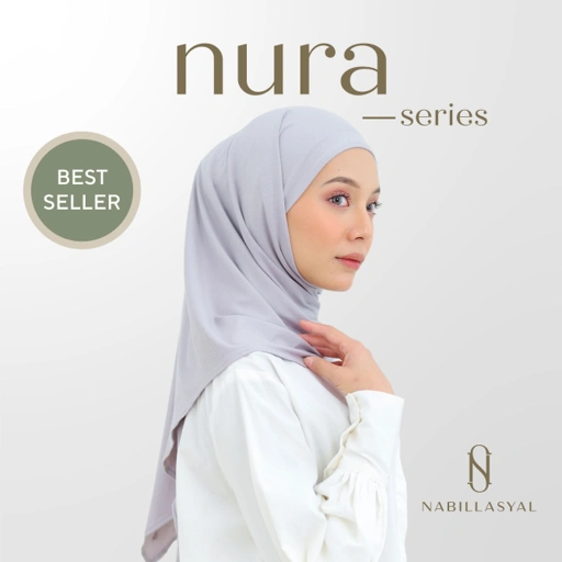 Image of Nabillasyal | Nura Series | Semi-Instant Pashmina