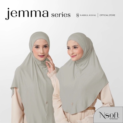 Image of Nabillasyal | Bergo Instant | Nsoft | Jemma Series