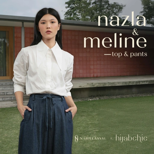 Image of Nabillasyal x HijabChic | Nazla Top dan Meline Pants