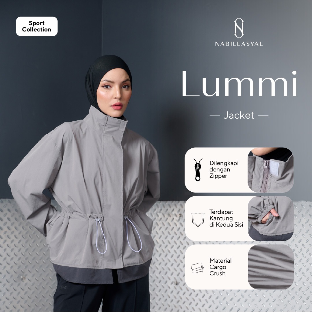 Nabillasyal | Lummi | Jaket Sport | Jaket Olahraga | Cargo Crush