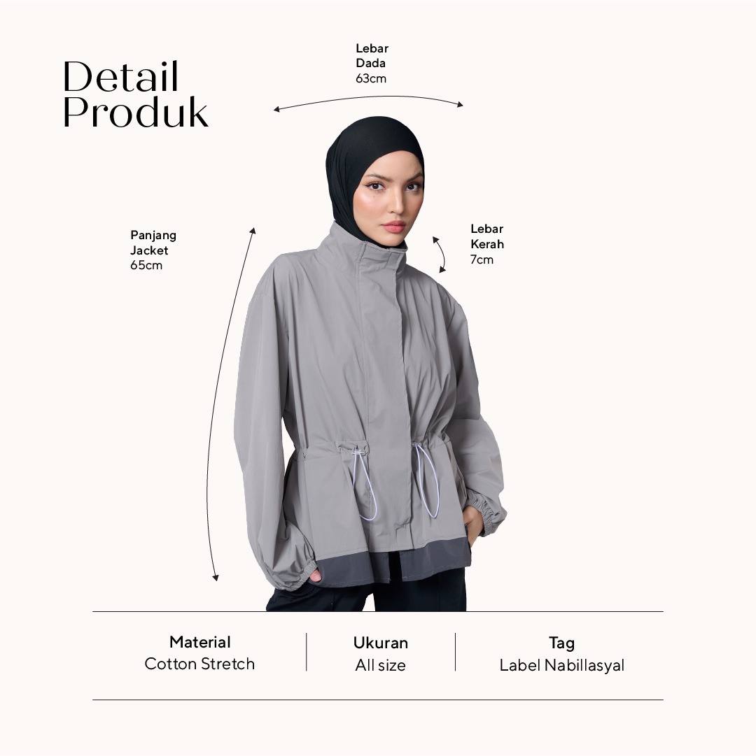 Nabillasyal | Lummi | Jaket Sport | Jaket Olahraga | Cargo Crush