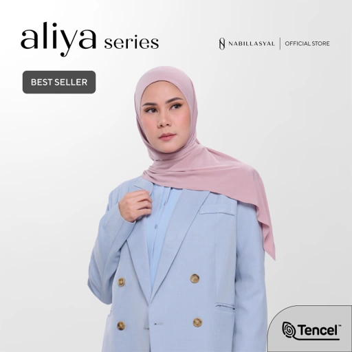 Image of Nabillasyal | Segiempat Instant | Hijab Segiempat Instant | Tencel | Aliya Series