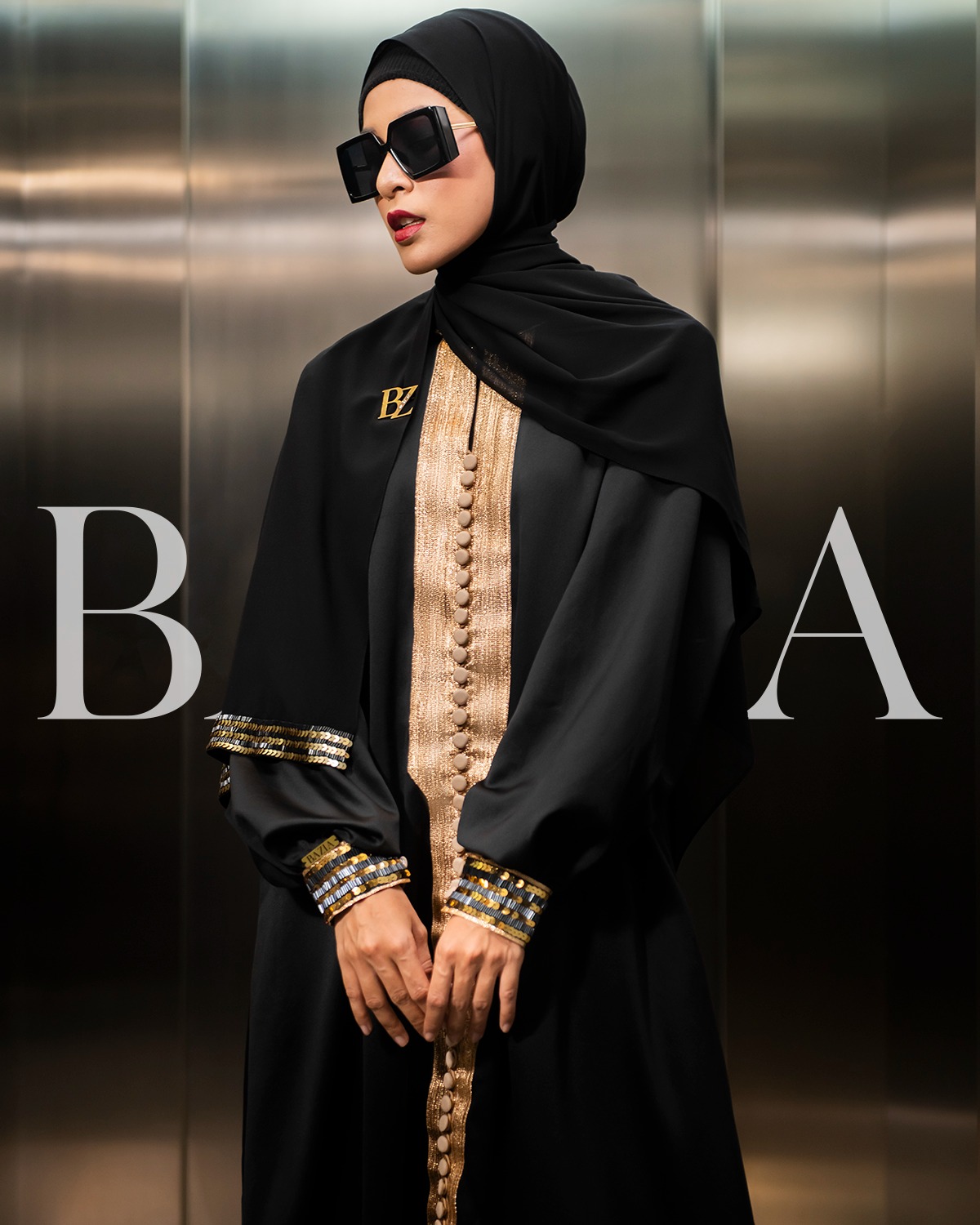 AIDA ABAYA OUTER SET WITH INNER