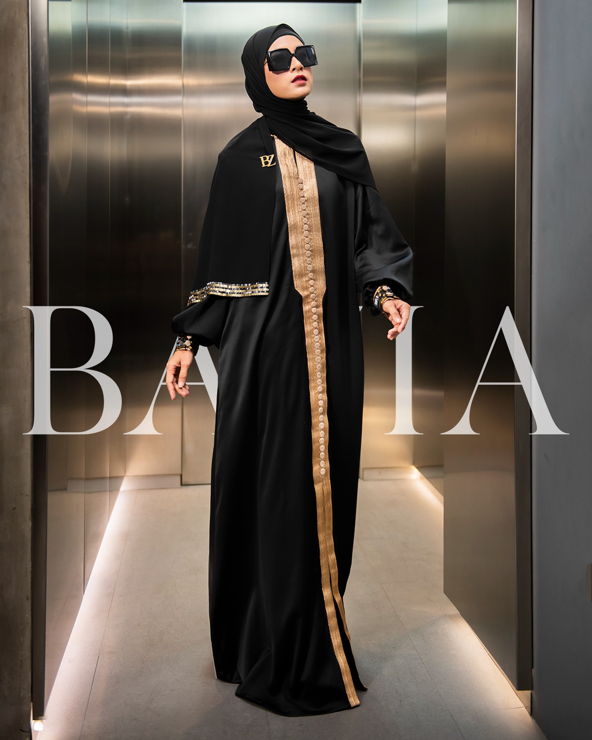 AIDA ABAYA OUTER SET WITH INNER