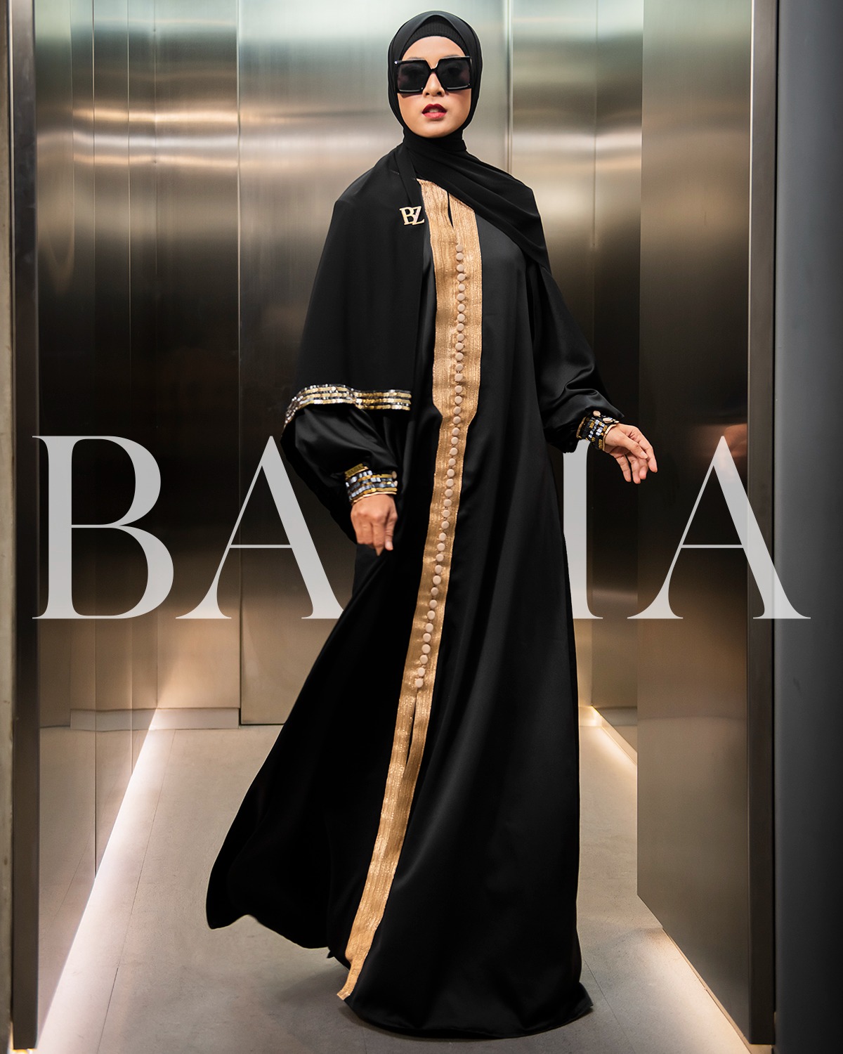 AIDA ABAYA OUTER SET WITH INNER