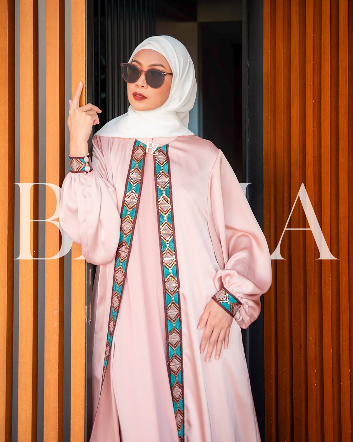 CLARA ABAYA OUTER SET WITH INNER