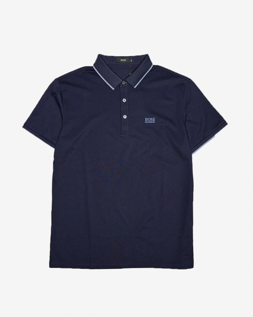 Image of Hugo Boss | HBTPSNVXL225 Cotton Blend Polo Shirt