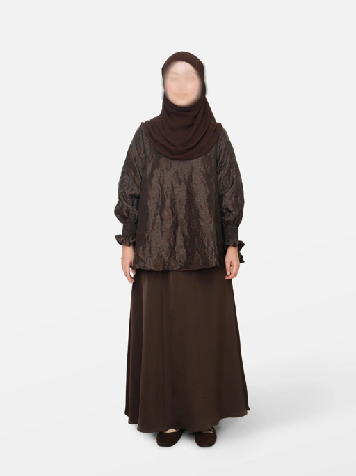 Image of OSMÁ blouse set espresso