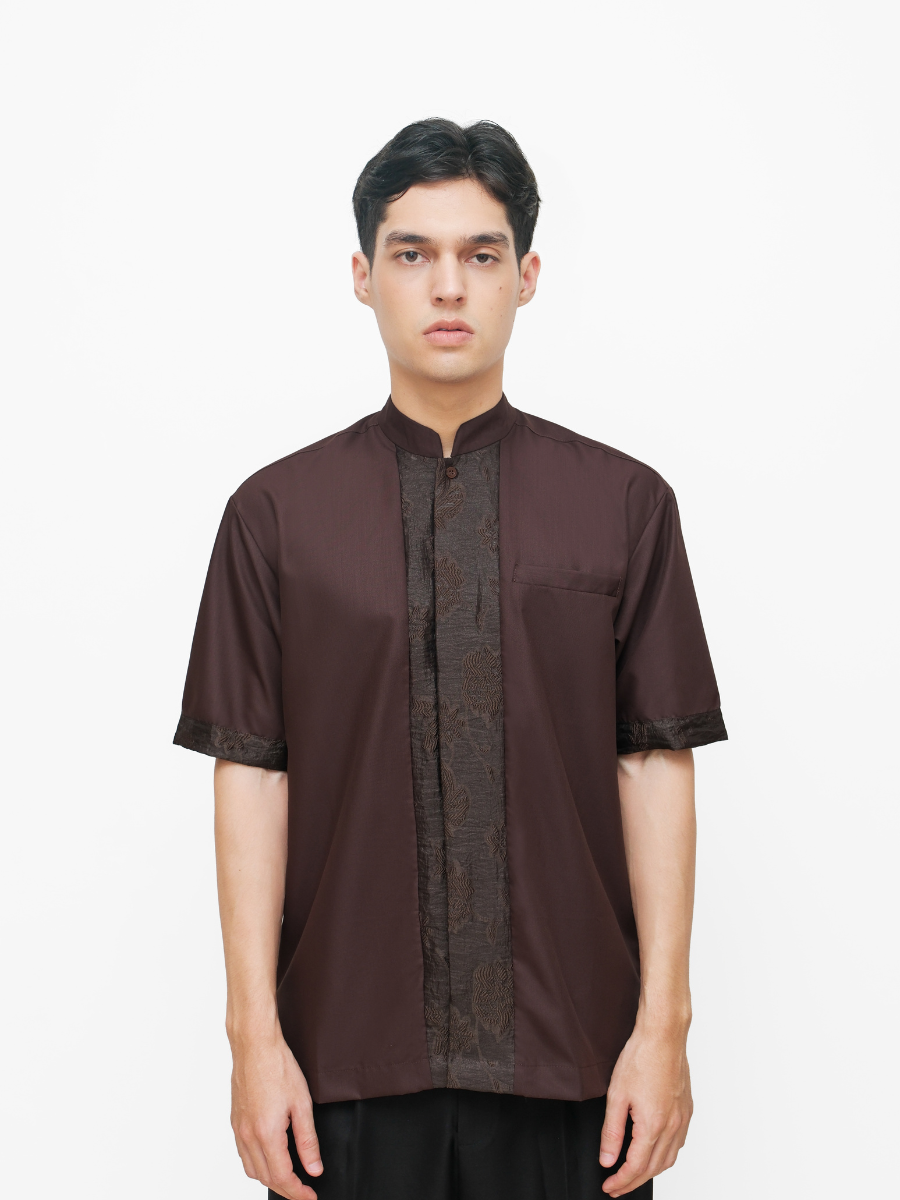 OSMÁ shirt espresso