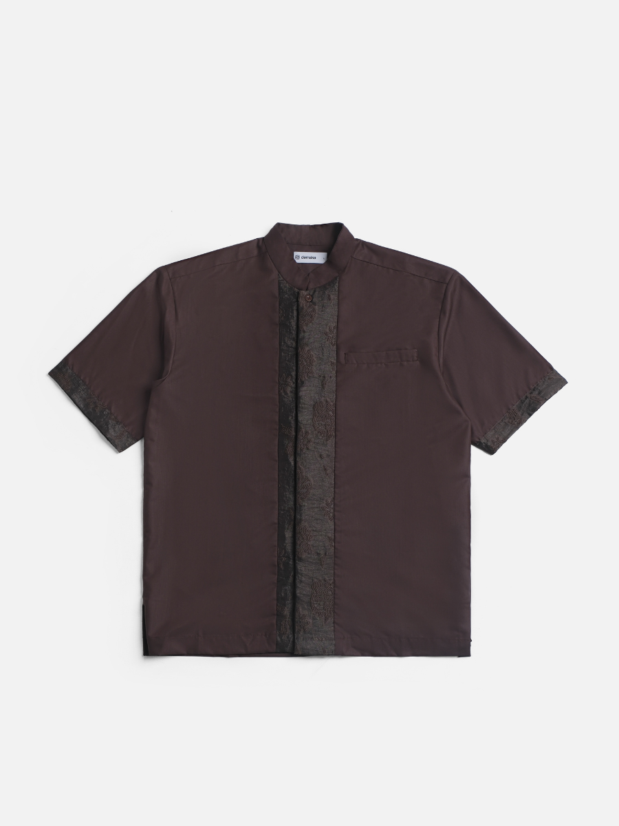 OSMÁ shirt espresso