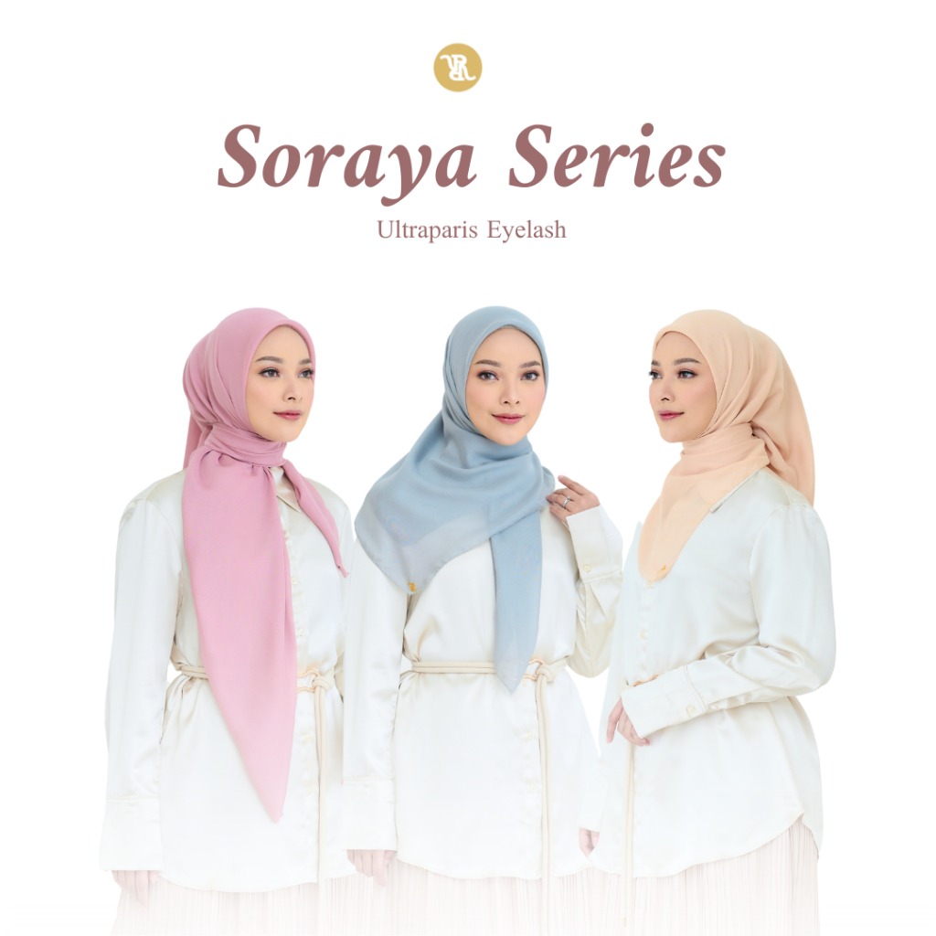 Soraya Series Eyelash - Hijab Segiempat