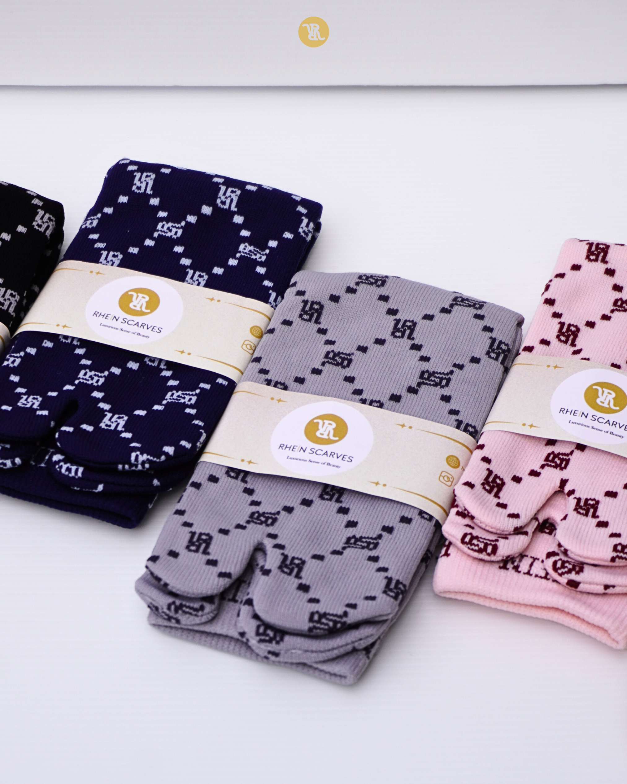Socks Motif by Rhein Scarves