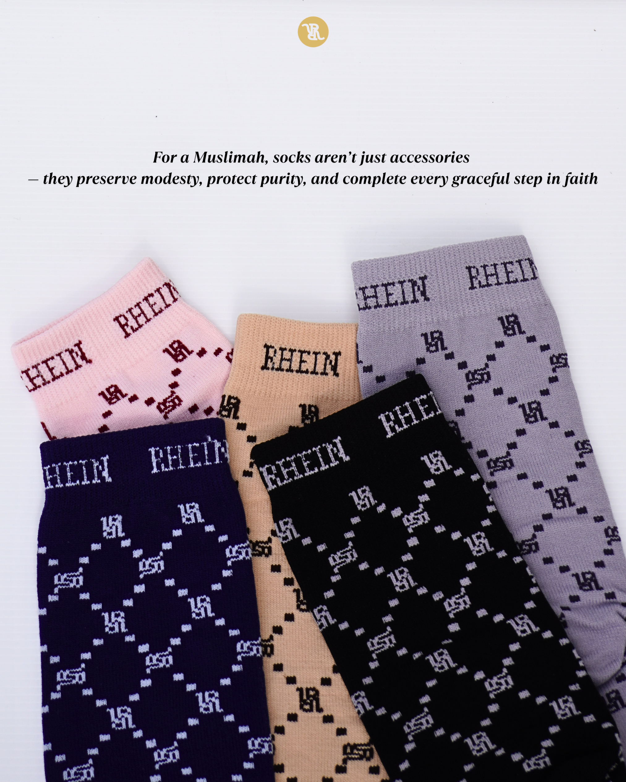 Socks Motif by Rhein Scarves