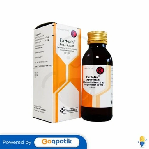 Image of FARTOLIN EXPECTORANT 100 ML SIRUP
