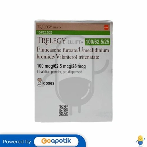 Image of TRELEGY ELLIPTA BOX 30 DOSIS