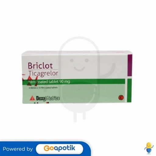Image of BRICLOT 90 MG BOX 30 TABLET