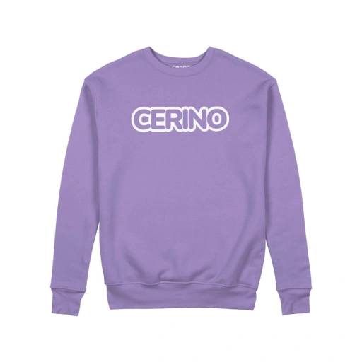 Image of Cerino Sweater Purple Light Type Crewneck Purple