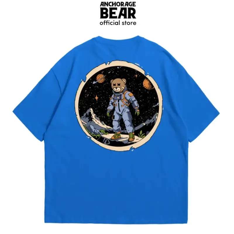 Anchorage Bear - Tshirt Oversize Astronaut Blue