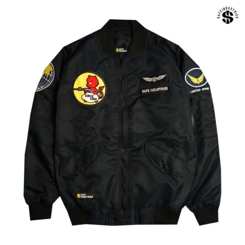 Safe Industries - Jack Black Bomber Jacket Black