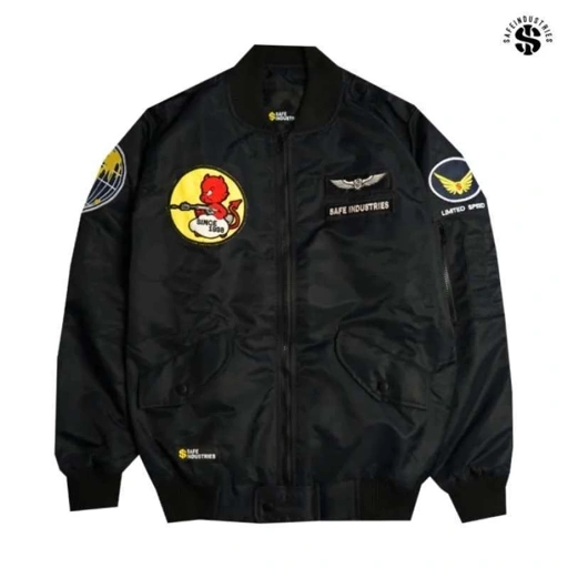 Image of Safe Industries - Jack Black Bomber Jacket Black