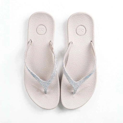 Kluk Sandal Jepit - Luna Uno Glit Silver
