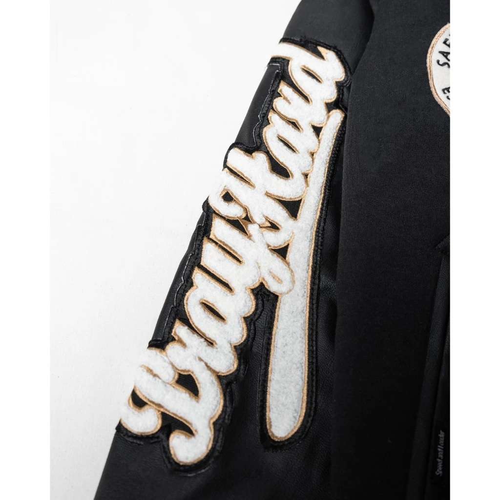 Safe Industries - Jacket Baseball Vintage Black Varsity