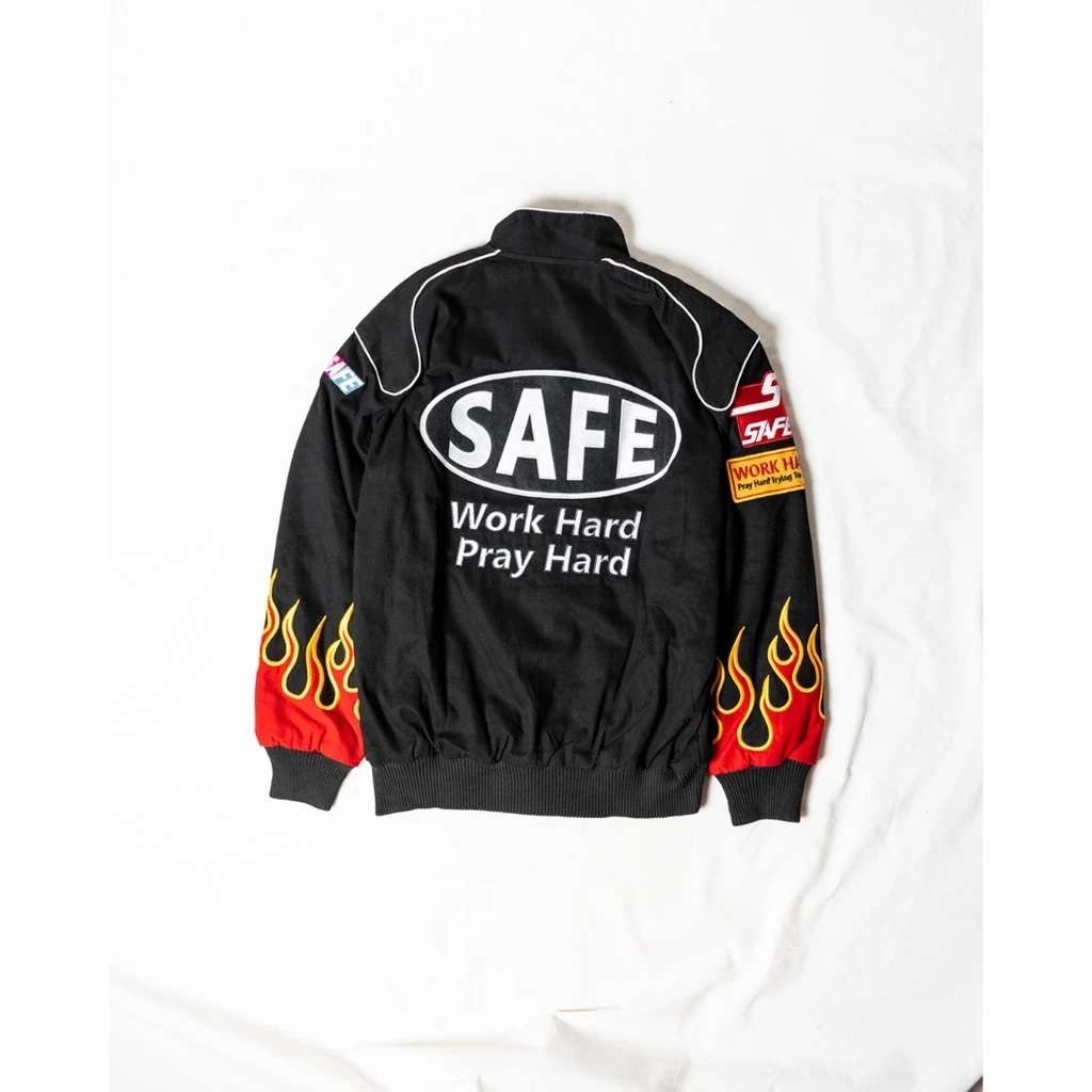 Safe Industries - Jacket Hight Black Nascar