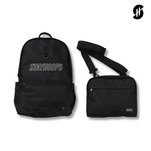 Image of Tas Ransel Pria Wanita Unisex Hitam - Stayhoops - 3 in 1 Backpack
