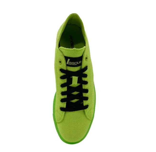 Sepatu League J-Street Nylon FS - Lime Green/Black 1011624770N