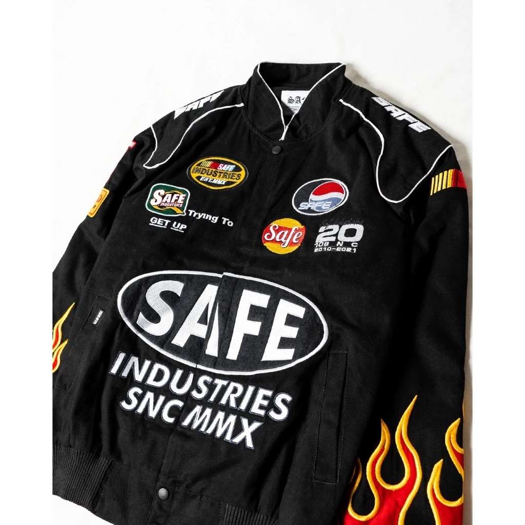 Safe Industries - Jacket Hight Black Nascar