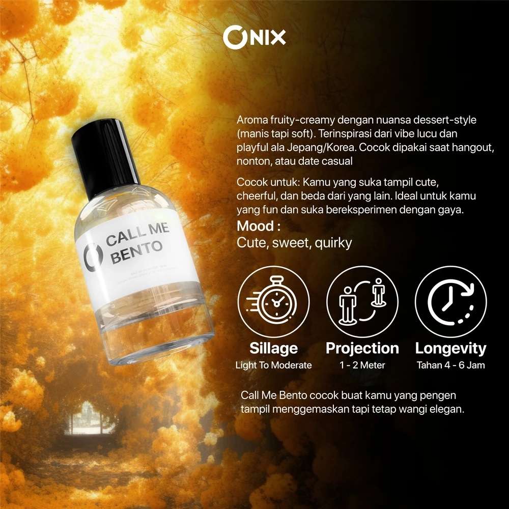 ONIX Fragrance - CALL ME BENTO Eau De Parfum 30ml